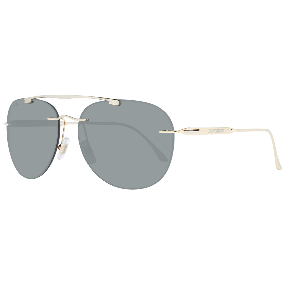 Longines Sunglasses Men Aviator Rimless Gold Hardware LG0008 H 30A