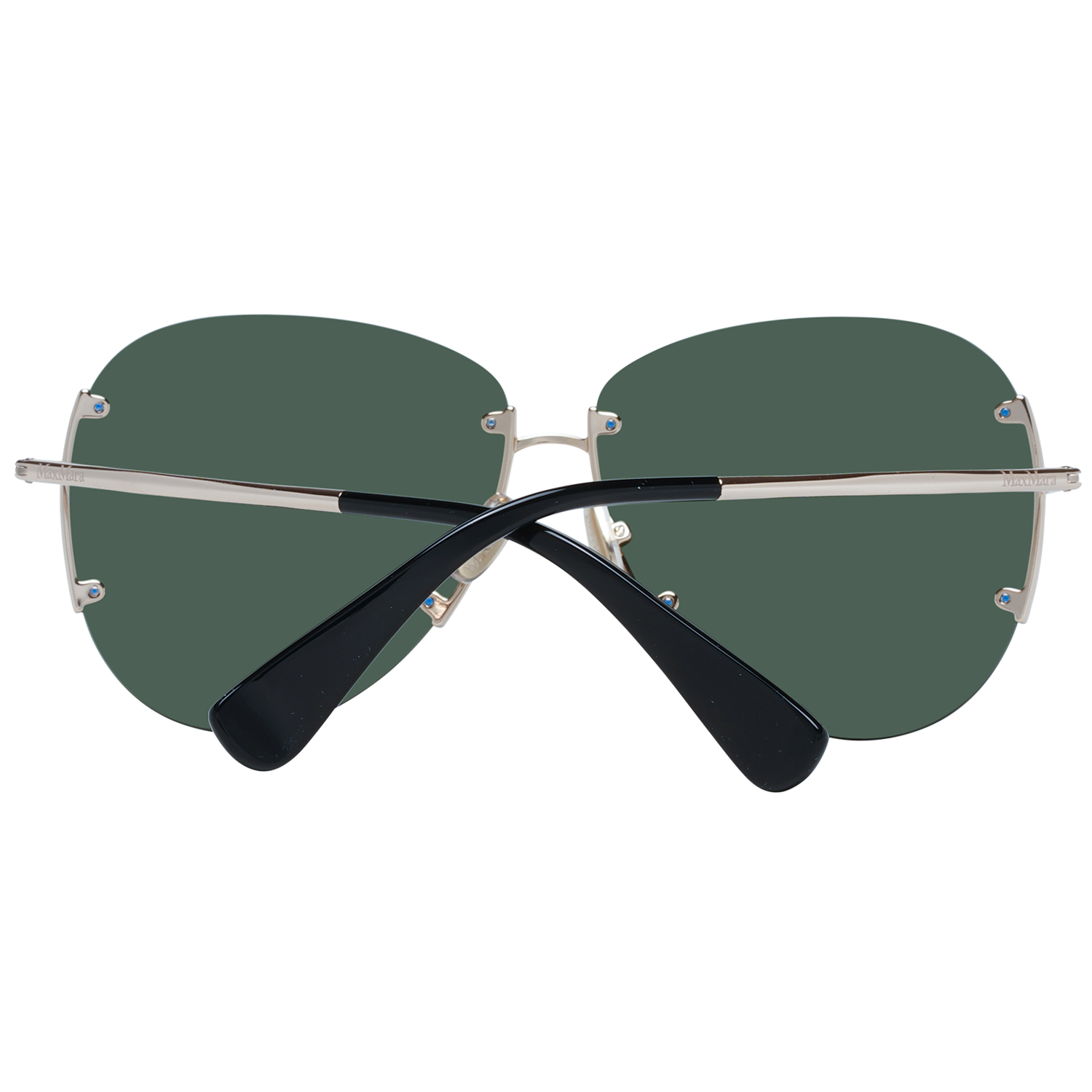 Max Mara Sunglasses Max Mara Sunglasses Women's Aviator Green MM0001 32N 62 Eyeglasses Eyewear UK USA Australia 