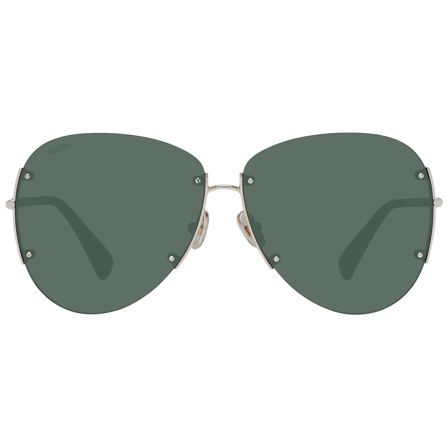 Max Mara Sunglasses Max Mara Sunglasses Women's Aviator Green MM0001 32N 62 Eyeglasses Eyewear UK USA Australia 
