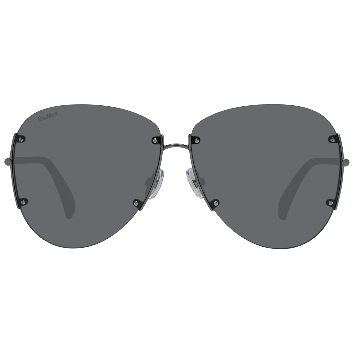 Max Mara Sunglasses Max Mara Sunglasses Women's Aviator Grey MM0001 08A 62 Eyeglasses Eyewear UK USA Australia 