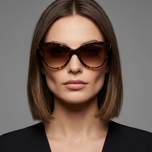 Michael Kors Sunglasses Michael Kors Sunglasses Multi Brown Gradient Round MK2158 310213 55mm Eyeglasses Eyewear designer