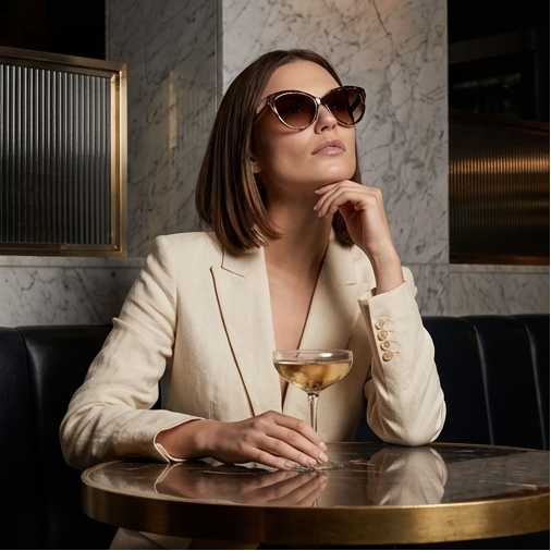 Michael Kors Sunglasses Michael Kors Sunglasses Multi Brown Gradient Round MK2158 310213 55mm Eyeglasses Eyewear designer