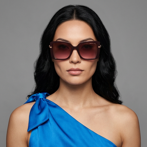 Michael Kors Sunglasses Michael Kors Sunglasses Purple Pink Gradient Square MK2174U 33448H 55mm Eyeglasses Eyewear designer