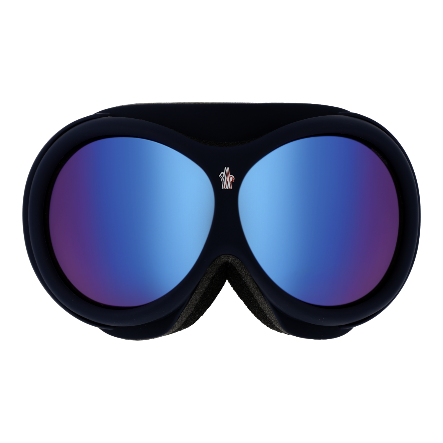 Moncler Snow Goggles Moncler Goggle Skiing Snowboarding Matte Blue/Blue Mirror ML0130 91X 89mm Eyeglasses Eyewear designer