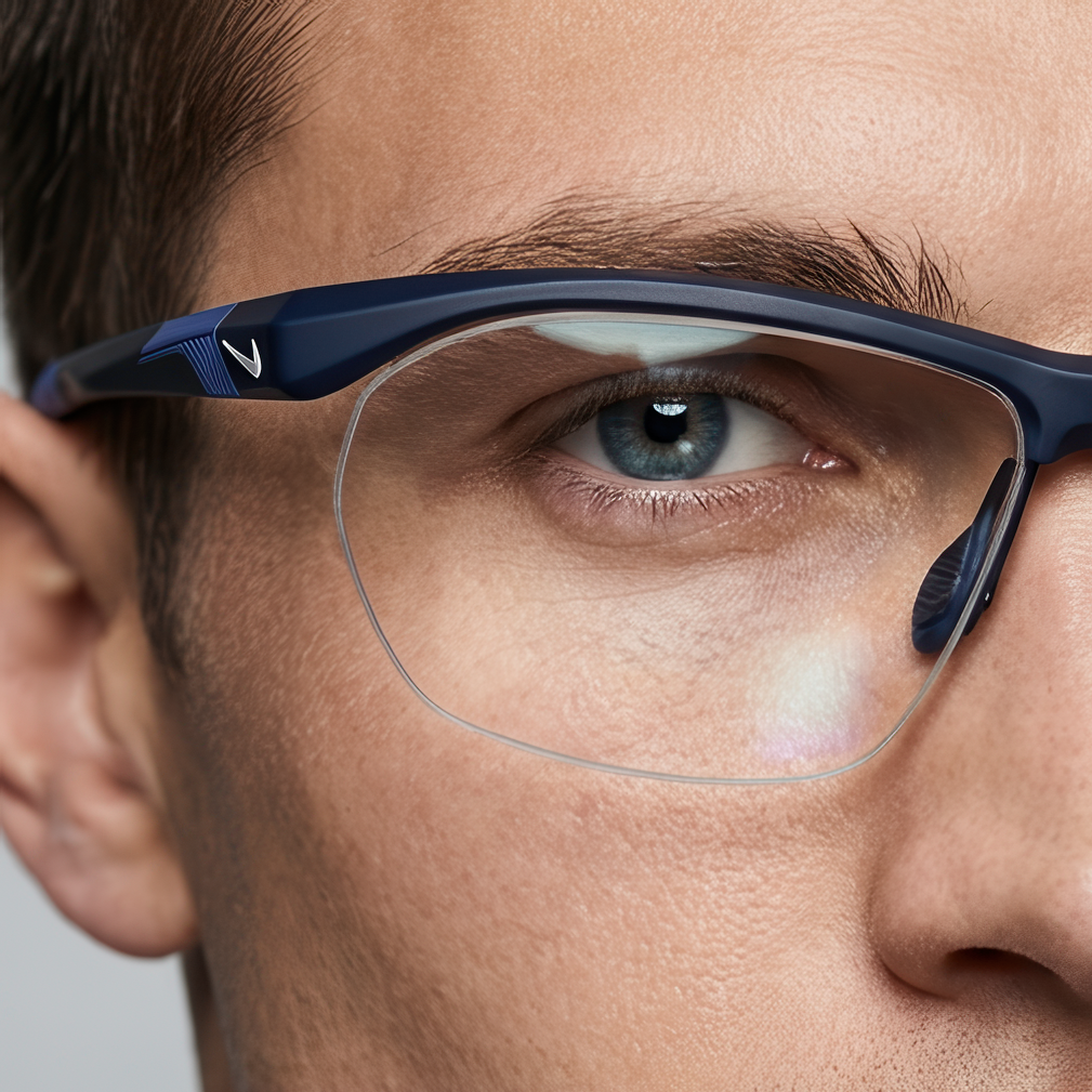 Nike Eyeglasses Nike Eyeglasses Frames NK7401 410 58mm Men Blue Stainless Steel Square Eyeglasses Eyewear designer