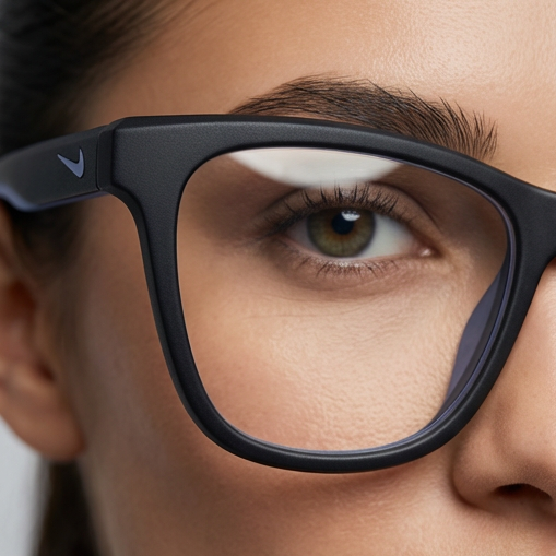 Nike Eyeglasses Nike Eyeglasses NK7047 501 Purple Cat Eye Full Rim Stainless Steel Frames 52mm Eyeglasses Eyewear designer