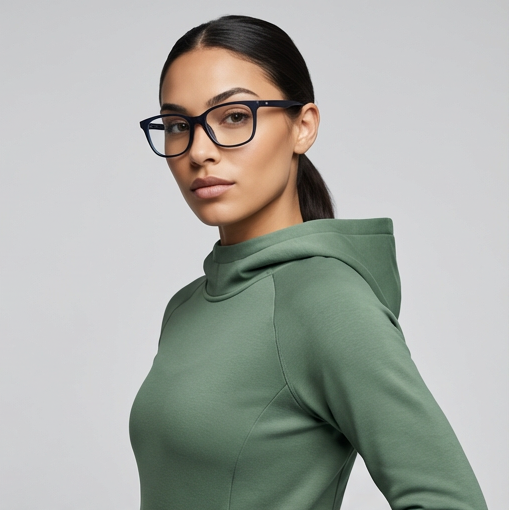 Nike Eyeglasses Nike Eyeglasses NK7255 411 Blue Black Rectangle Full Rim Stainless Steel 53mm Eyeglasses Eyewear designer