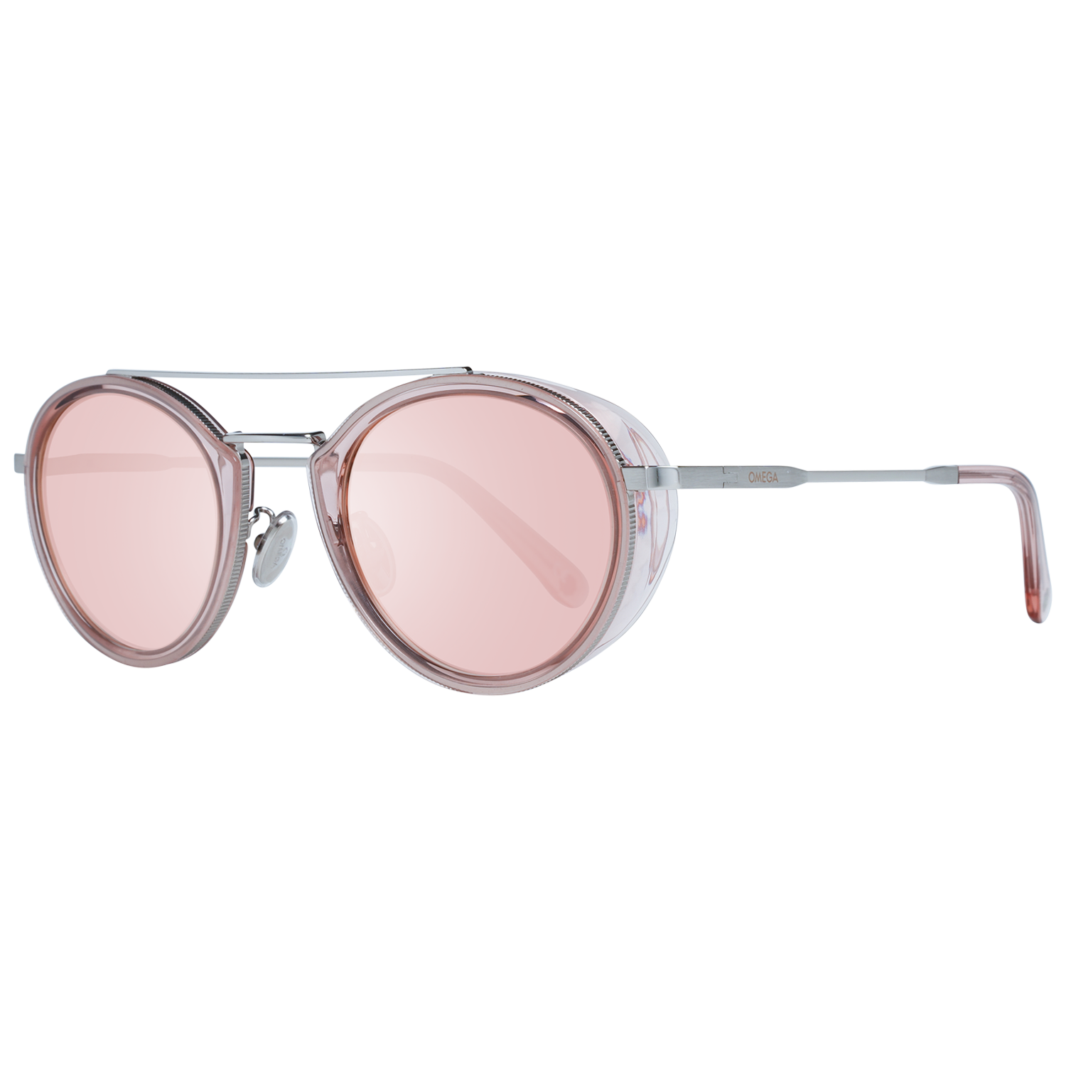Omega Sunglasses Omega Sunglasses Men's Round Aviator Mirrored OM0021-H 72U 52 Eyeglasses Eyewear UK USA Australia 