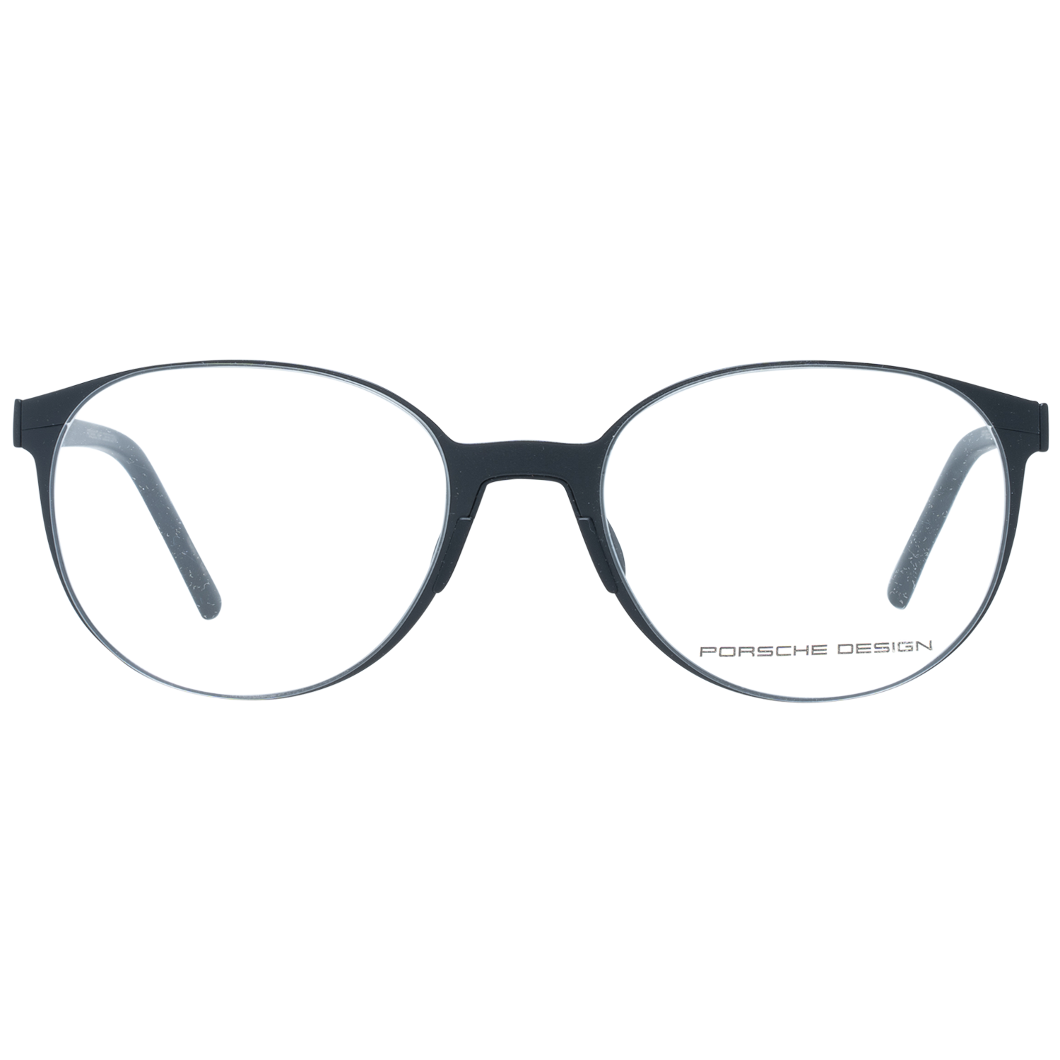 Porsche Design Eyeglasses Porsche Design Glasses Frames P8312 F 53mm - Unisex Black Stainless Steel Oval Full-Rim Eyeglasses Eyewear UK USA Australia 