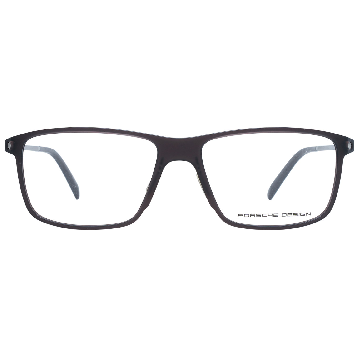 Porsche Design Eyeglasses Porsche Design Glasses Frames P8336 B 56mm - Brown Rectangular Full-Rim Eyeglasses Eyewear UK USA Australia 