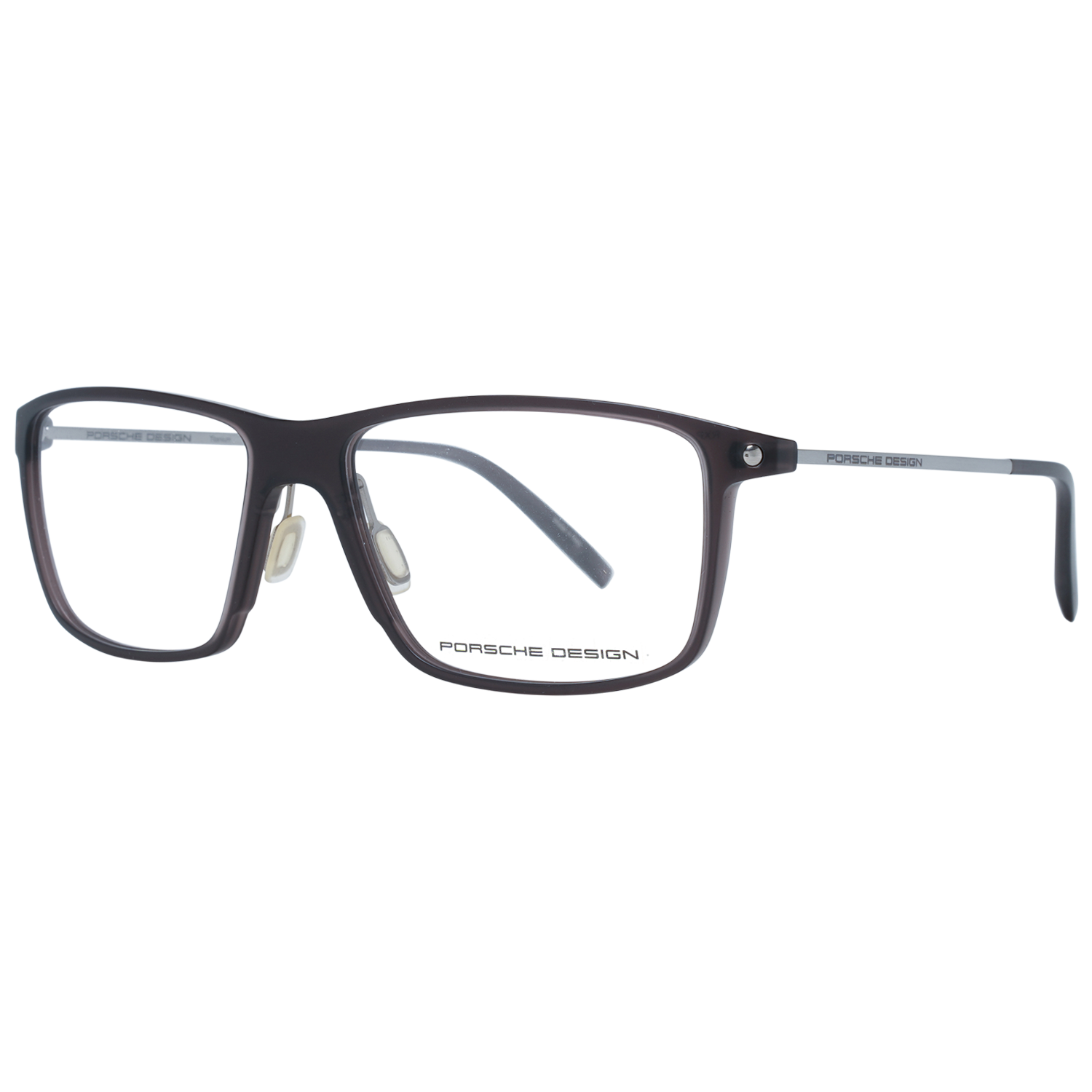 Porsche Design Eyeglasses Porsche Design Glasses Frames P8336 B 56mm - Brown Rectangular Full-Rim Eyeglasses Eyewear UK USA Australia 