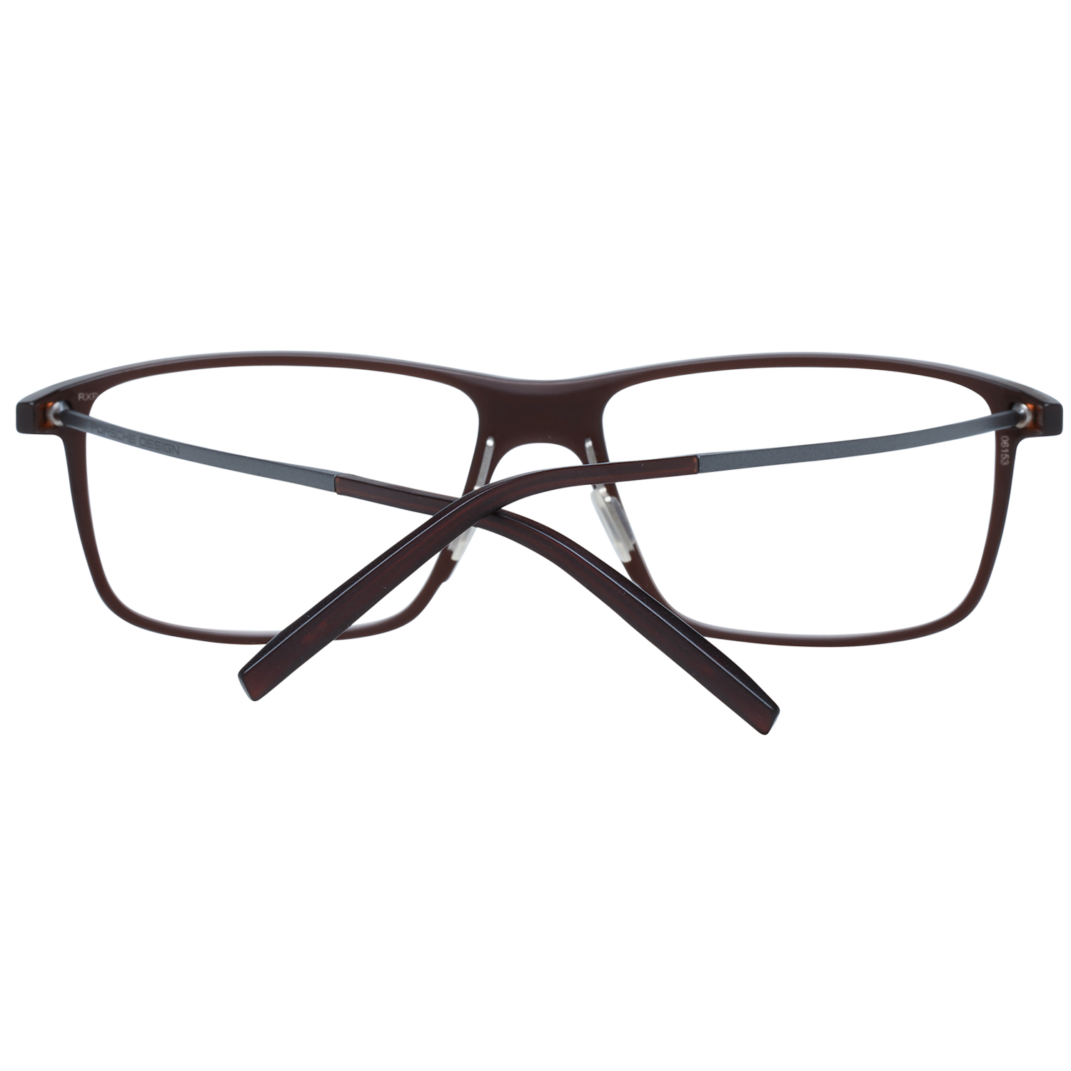 Porsche Design Eyeglasses Porsche Design Glasses Frames P8336 E 56mm - Brown Rectangular Full-Rim Eyeglasses Eyewear UK USA Australia 