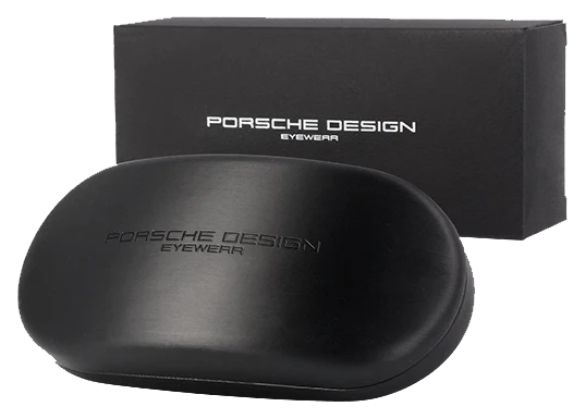 Porsche Design Eyeglasses Porsche Design Glasses Frames P8337 C 56mm Titanium - Grey Rectangular Full-Rim Eyeglasses Eyewear designer