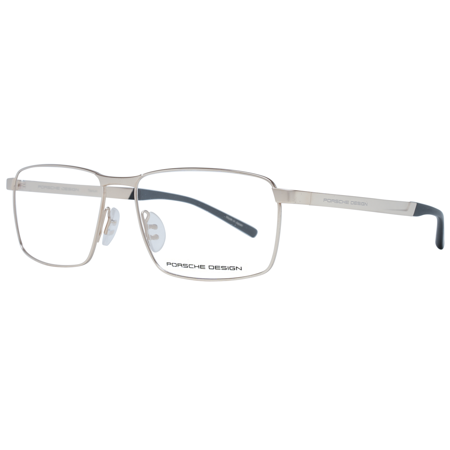 Porsche Design Eyeglasses Porsche Design Glasses Frames P8337 C 58mm Titanium - Gold Rectangular Full-Rim Eyeglasses Eyewear UK USA Australia 