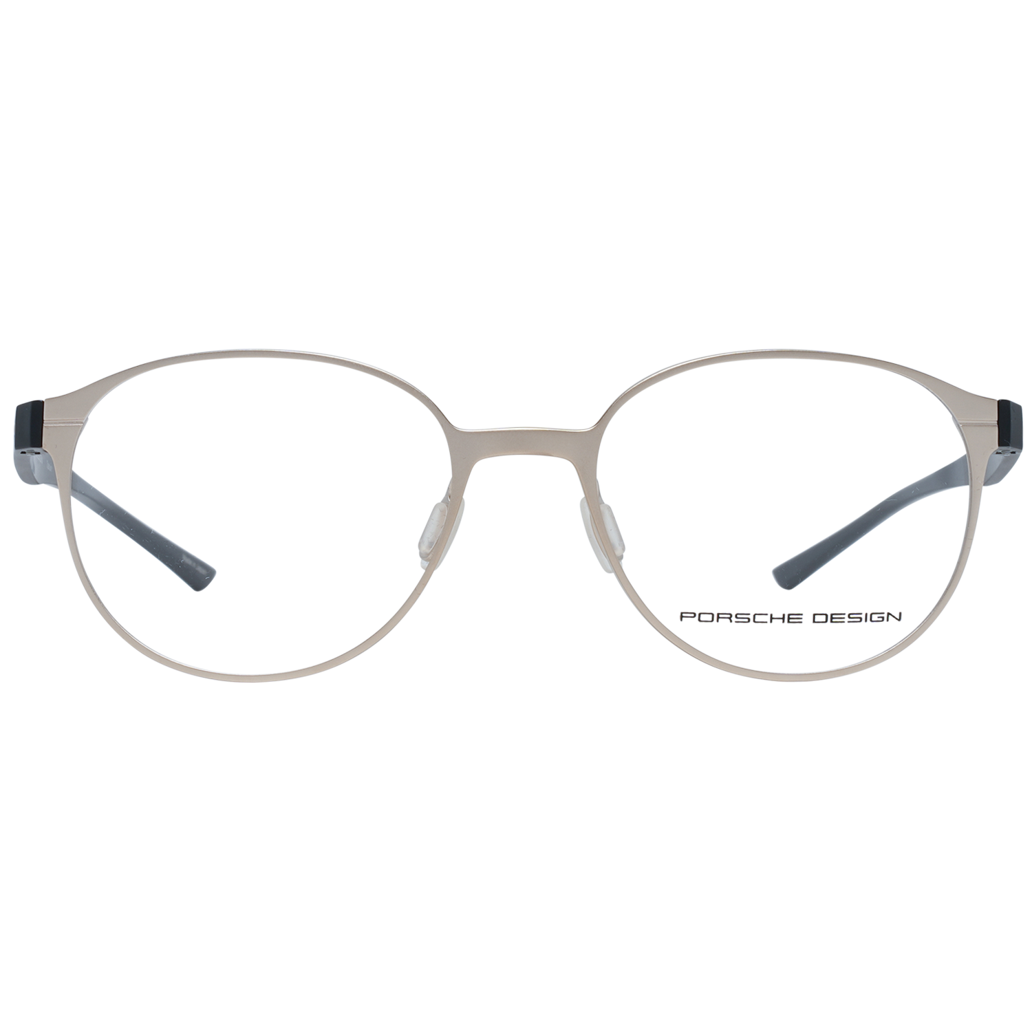 Porsche Design Eyeglasses Porsche Design Glasses Frames P8345 C 52mm Titanium Unisex Gold Oval Full-Rim Eyeglasses Eyewear designer