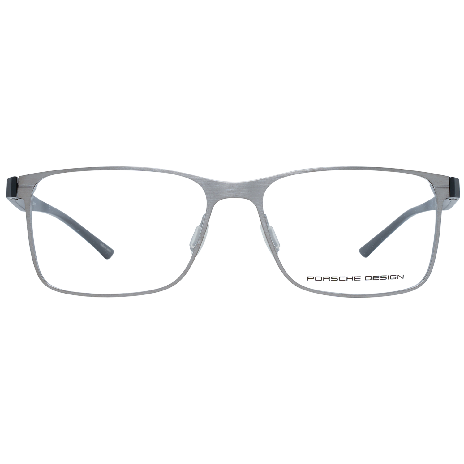 Porsche Design Eyeglasses Porsche Design Glasses Frames P8346 B 55mm Titanium Men's Silver Rectangular Full-Rim Eyeglasses Eyewear designer