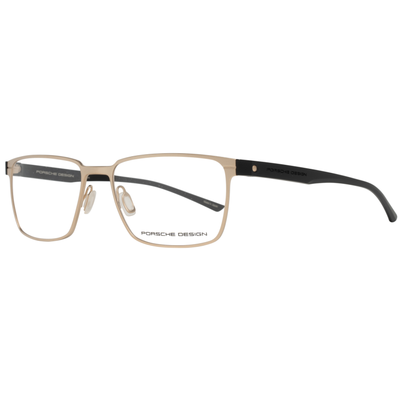 Porsche Design Eyeglasses Porsche Design Glasses Frames P8354 B 54mm Men's Gold Titanium Rectangular Full-Rim Eyeglasses Eyewear designer