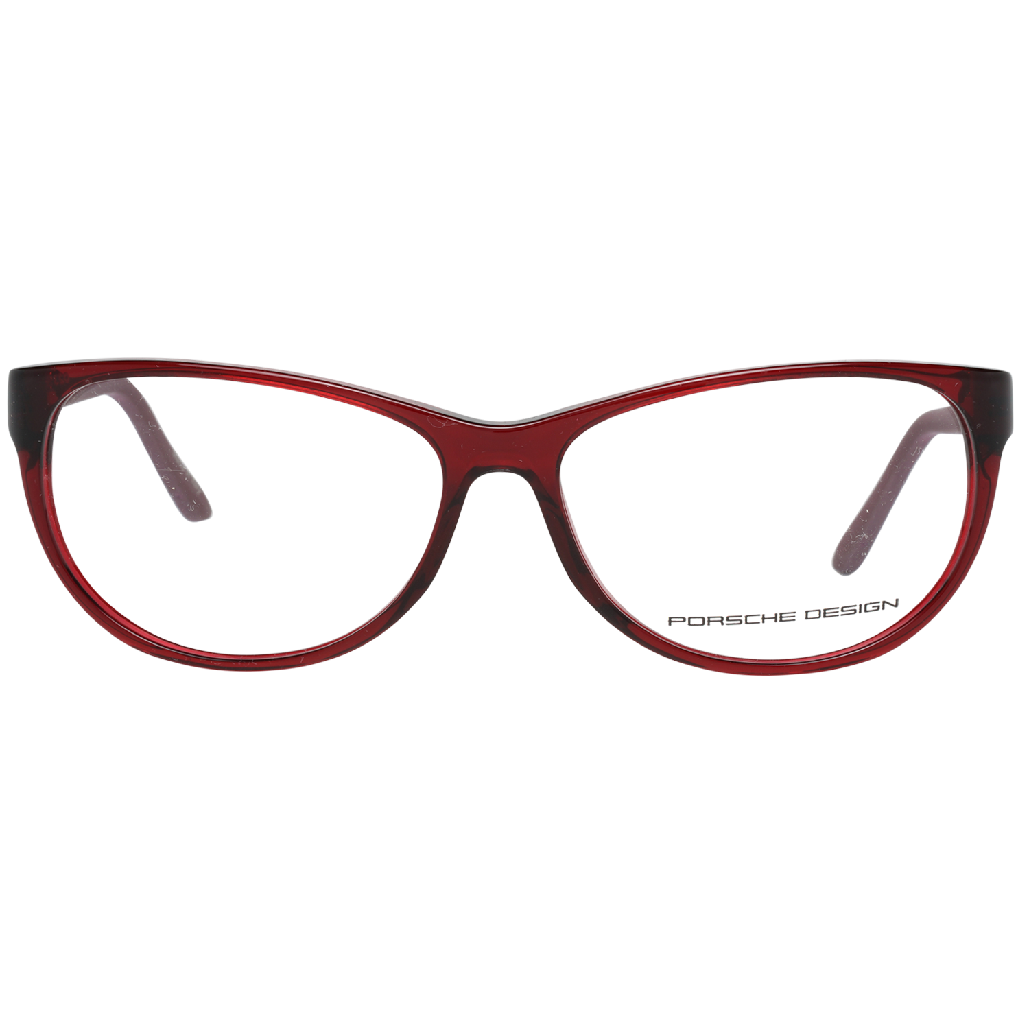Porsche Design Women's Red Cat-Eye Glasses Optical Frame P8246 C 56