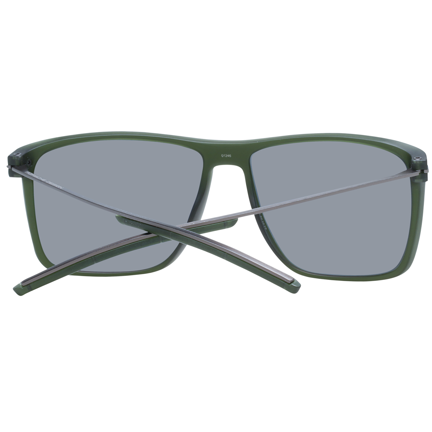 Porsche Design Sunglasses Porsche Design Sunglasses P8636 C616 58mm - Men Green/Grey Gradient Rectangle Eyeglasses Eyewear UK USA Australia 