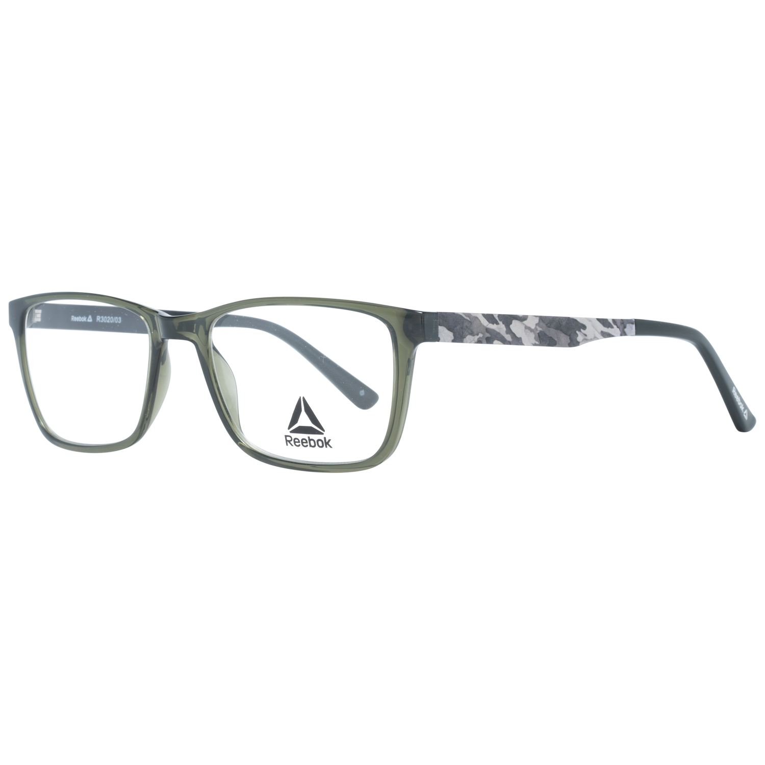 Reebok Optical Frames Reebok Glasses Frames R3020 03 53mm Unisex Olive Rectangular Eyeglasses Eyewear designer