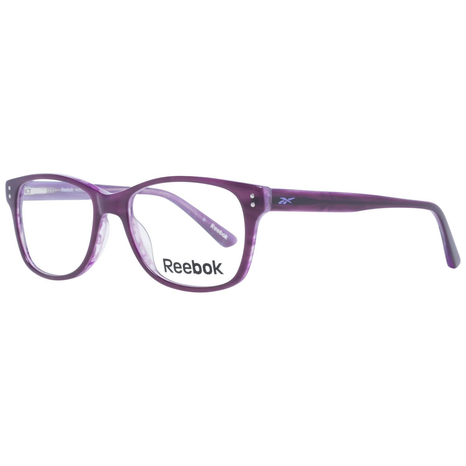 Reebok Optical Frames Reebok Glasses Frames R6002 03 51mm Unisex Purple Rectangular Eyeglasses Eyewear designer