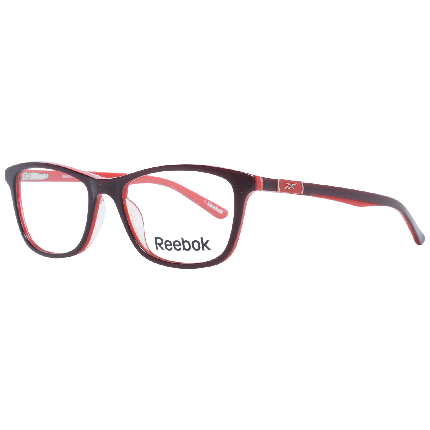 Reebok Optical Frames Reebok Glasses Frames R6006 03 52mm Unisex Burgundy Rectangle Eyeglasses Eyewear designer