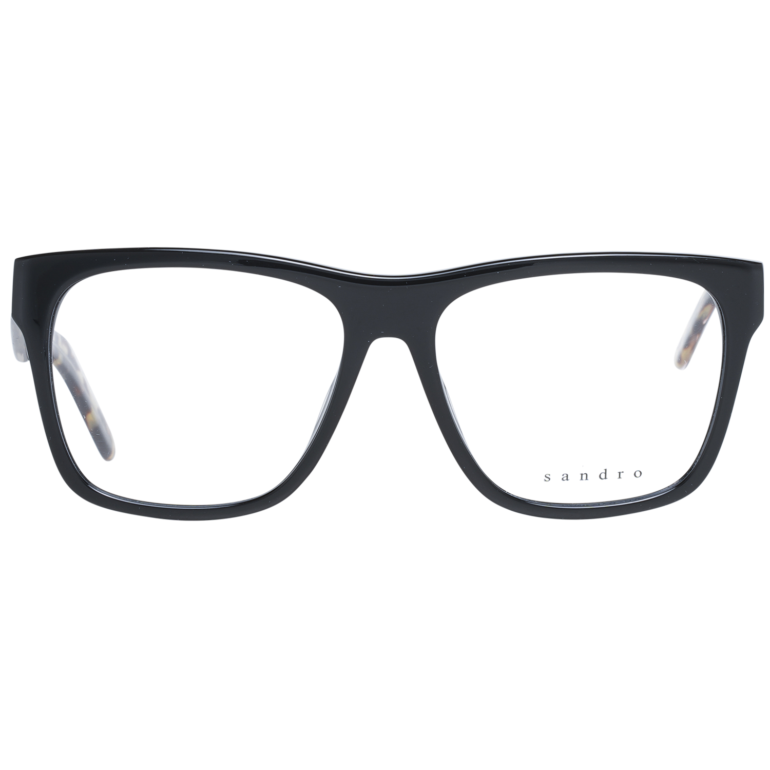 Sandro Frames Sandro Glasses Men Black Square Frames SD1002 102 54mm Eyeglasses Eyewear UK USA Australia 