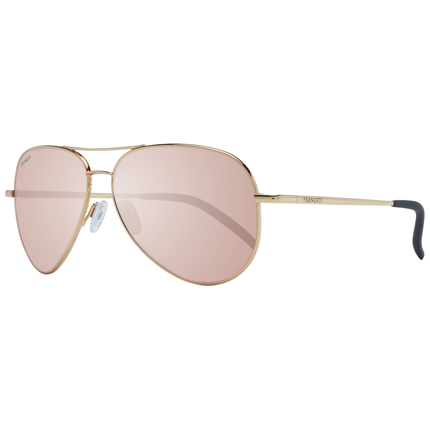 Serengeti Sunglasses Serengeti Sunglasses 8546 Carrara 59mm Shiny Gold Polarized Pilot Eyeglasses Eyewear UK USA Australia 