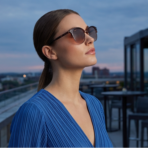 Serengeti Sunglasses Serengeti Sunglasses 8941 Lela 50mm Women Brown Round Eyeglasses Eyewear designer