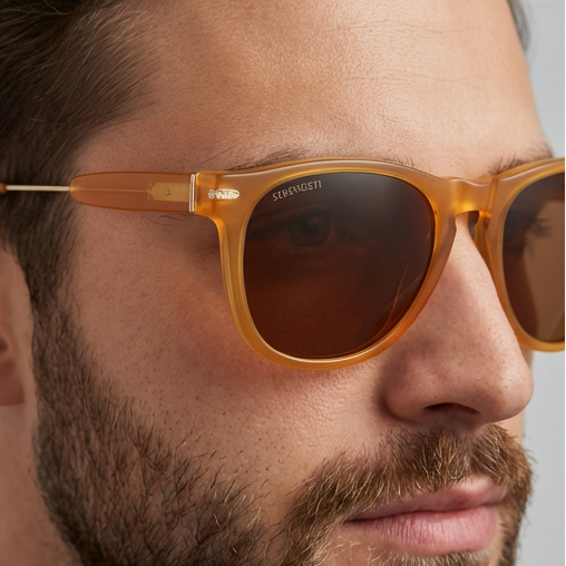 Serengeti Sunglasses Serengeti Sunglasses Men Honey Panto Brown Photochromic Polarized SS530002 Amboy Eyeglasses Eyewear designer