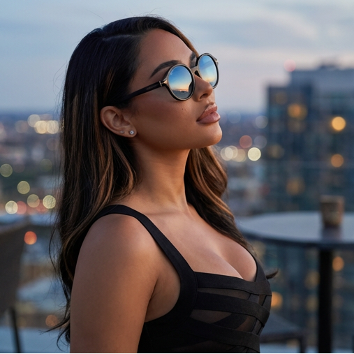 Serengeti Sunglasses Serengeti Sunglasses Women Black Blue Photochromic Polarized Round SS577004 Joan Eyeglasses Eyewear designer