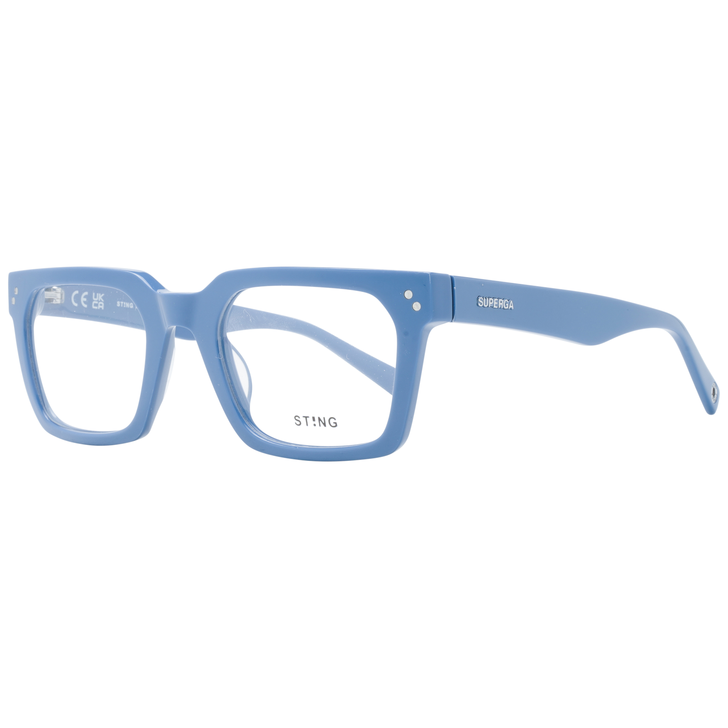 Sting Frames with Sunglasses-Clips Sting Glasses Frames UST496 9LJP 51 Sunglasses Clip Eyeglasses Eyewear designer