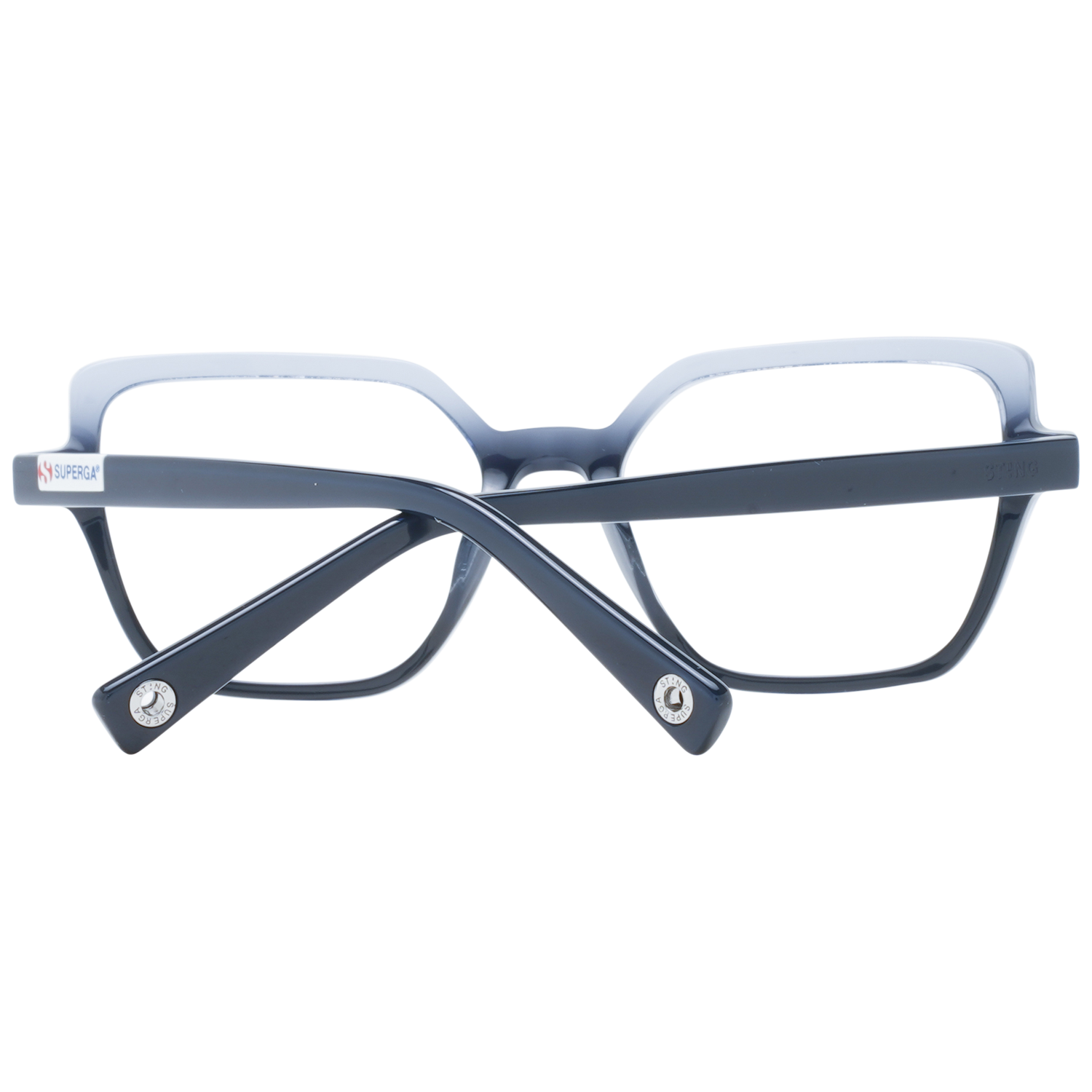 Sting Frames with Sunglasses-Clips Sting Glasses Frames UST497 N91P 52 Sunglasses Clip Eyeglasses Eyewear designer