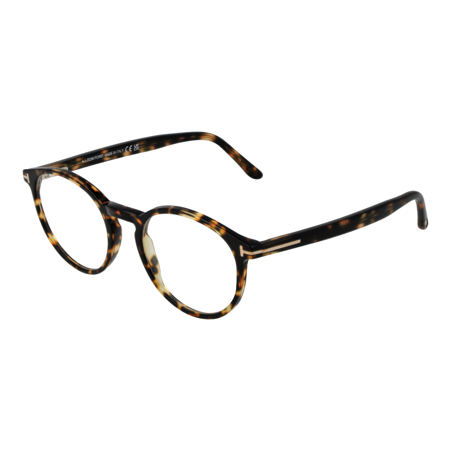 Tom Ford Eyeglasses Tom Ford Eyeglasses Frames Round FT5524 055 49mm Eyeglasses Eyewear designer