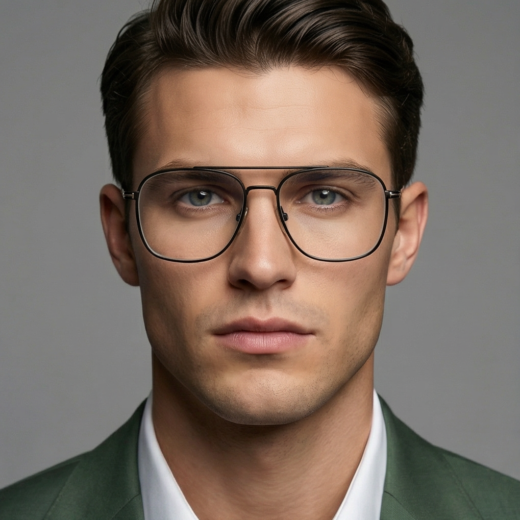 Tom Ford Eyeglasses Tom Ford Eyeglasses FT5731-B 002 Black Aviator Full Rim Frames Men 56mm Eyeglasses Eyewear designer