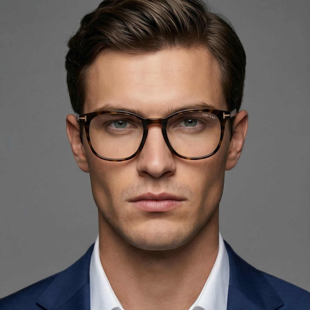 Tom Ford Eyeglasses Tom Ford Eyeglasses Rectangular Frames FT5505 052 52mm Eyeglasses Eyewear designer