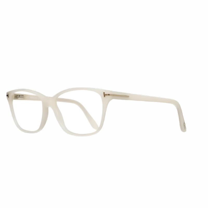 Tom Ford Eyeglasses Tom Ford Glasses Frames FT5293 020 54mm - Women Cream/Ivory Rectangular Eyeglasses Eyewear UK USA Australia 