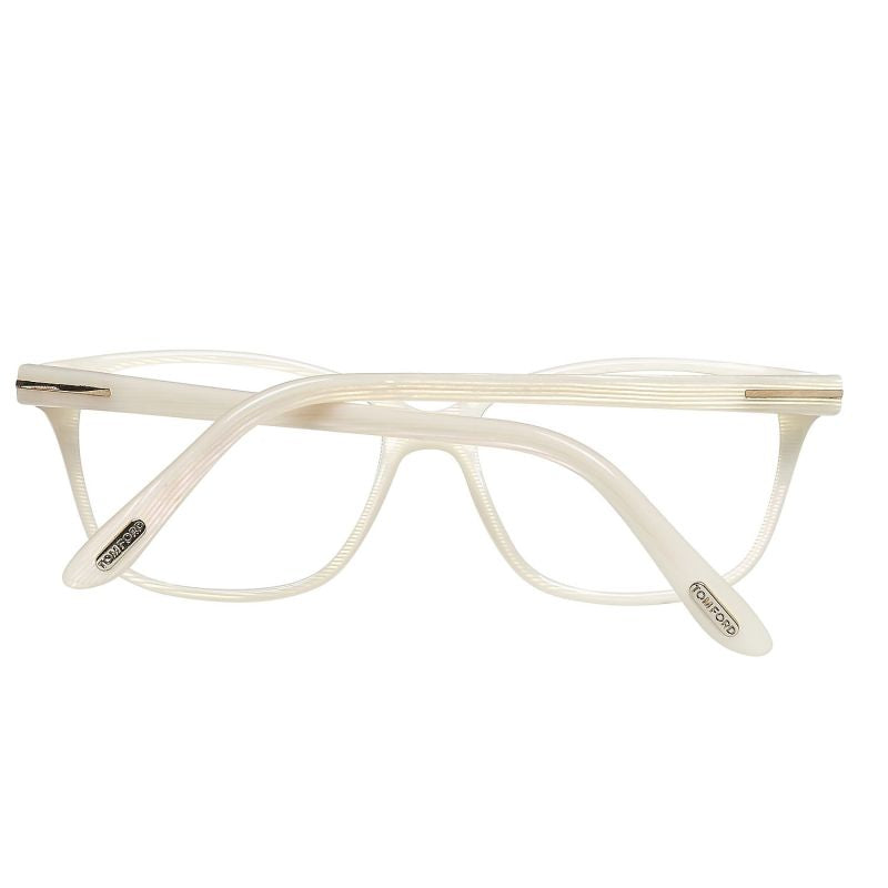 Tom Ford Eyeglasses Tom Ford Glasses Frames FT5293 020 54mm - Women Cream/Ivory Rectangular Eyeglasses Eyewear UK USA Australia 