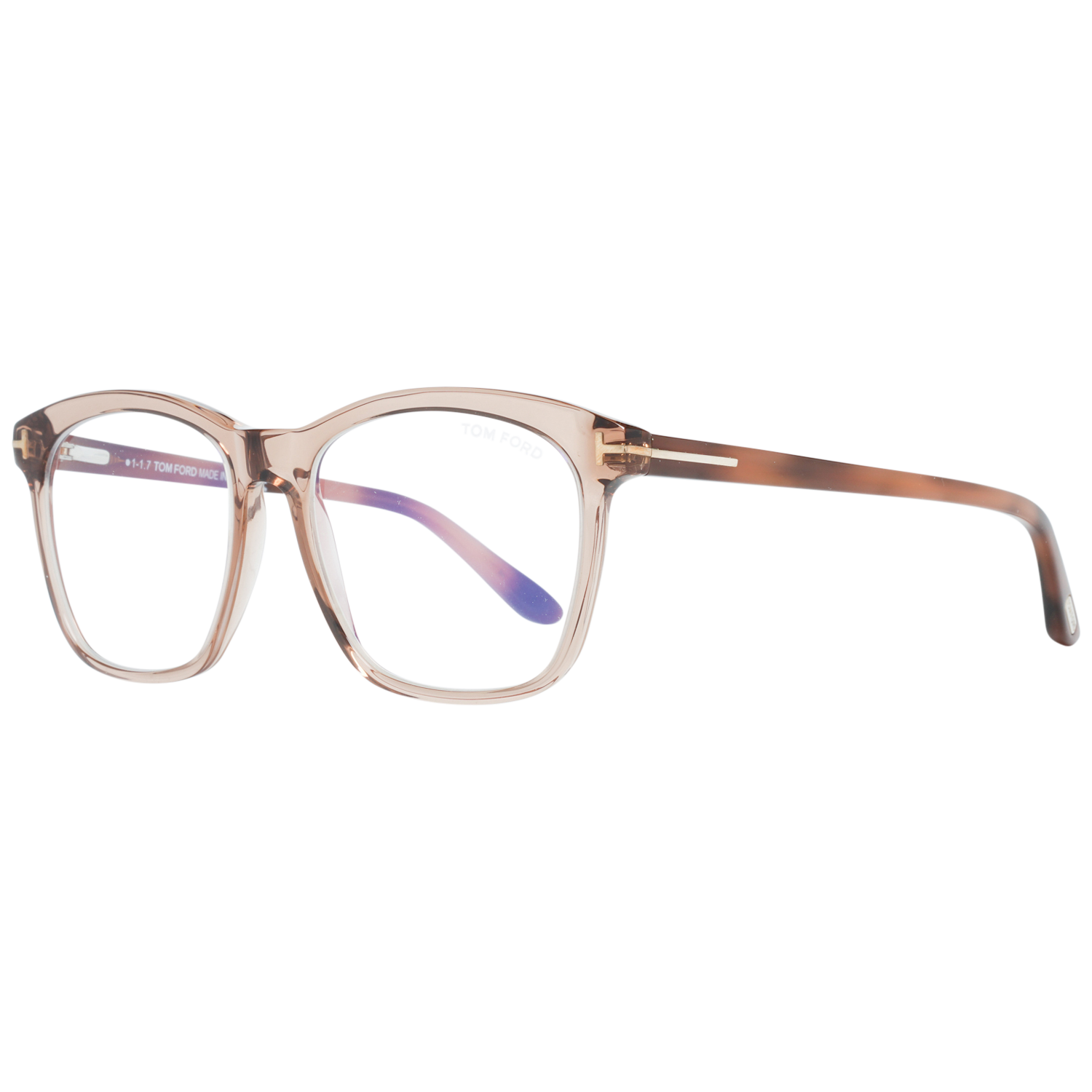 Tom Ford Eyeglasses Tom Ford Glasses Frames FT5481-B 045 52mm Blue Light Block - Women Brown Rectangular Eyeglasses Eyewear UK USA Australia 