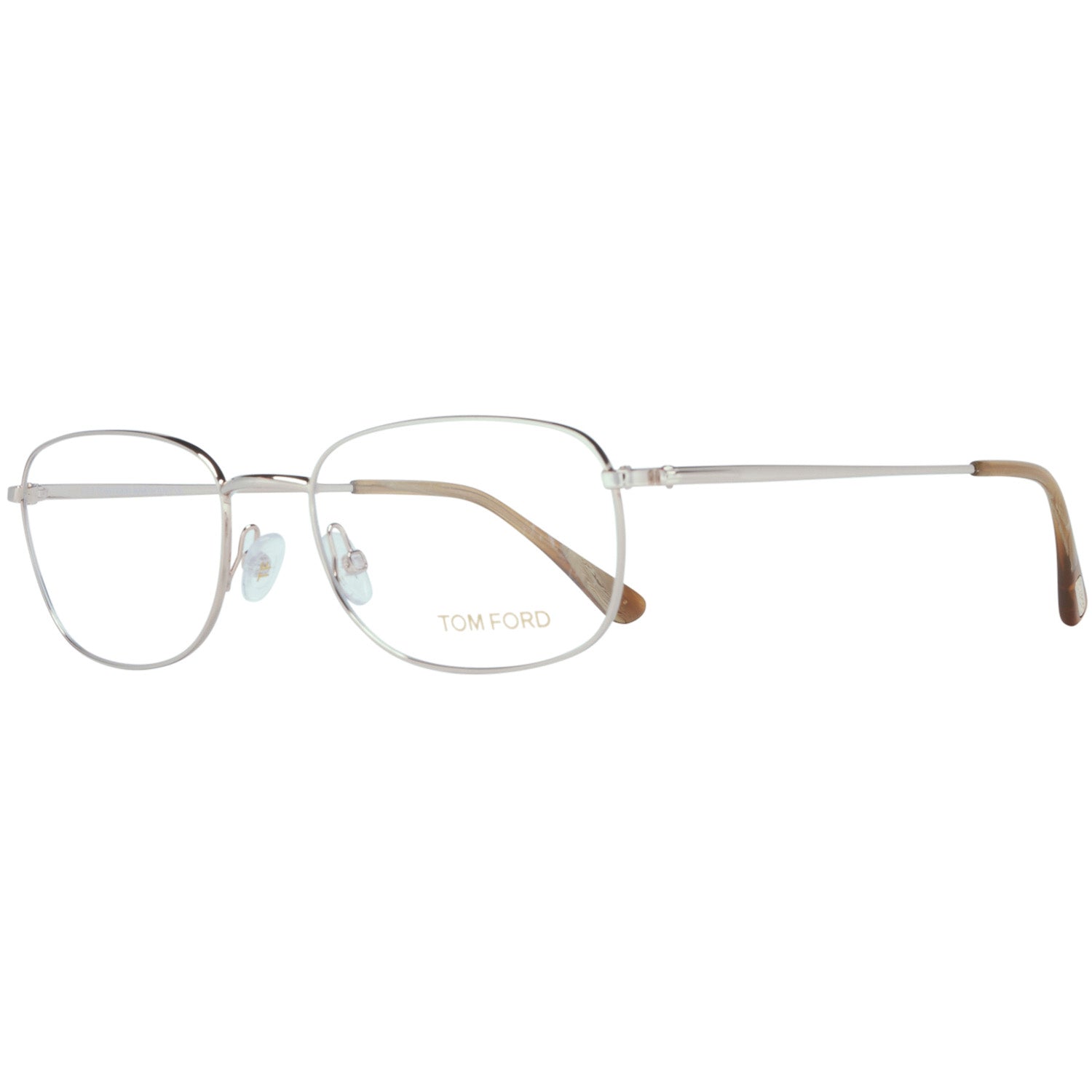 Tom Ford Eyeglasses Tom Ford Glasses Frames FT5501 028 52mm - Men Silver Rectangular Full Rim Eyeglasses Eyewear UK USA Australia 