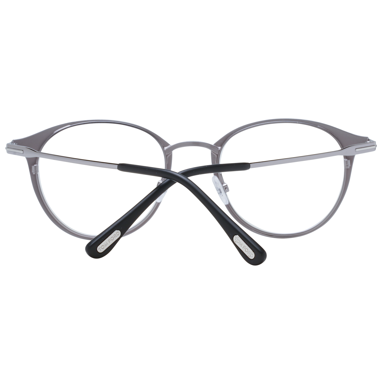 Tom Ford Eyeglasses Tom Ford Glasses Frames FT5528-B 009 49mm Blue Light Block - Silver Round Full Rim Eyeglasses Eyewear UK USA Australia 