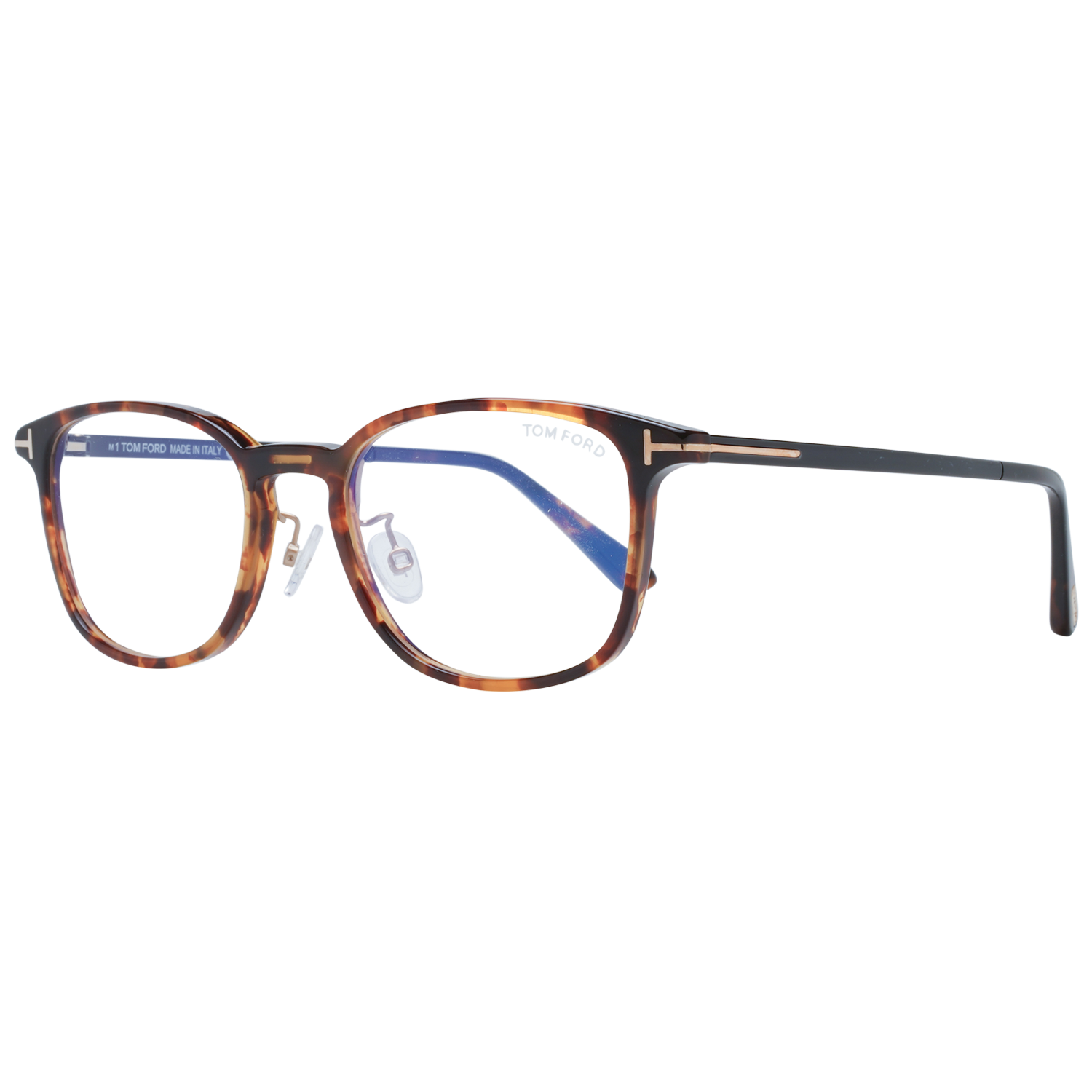 Tom Ford Eyeglasses Tom Ford Glasses Frames FT5594-D-B 056 52mm Blue Light Block - Men Brown Tortoise Rectangular Full Rim Eyeglasses Eyewear UK USA Australia 