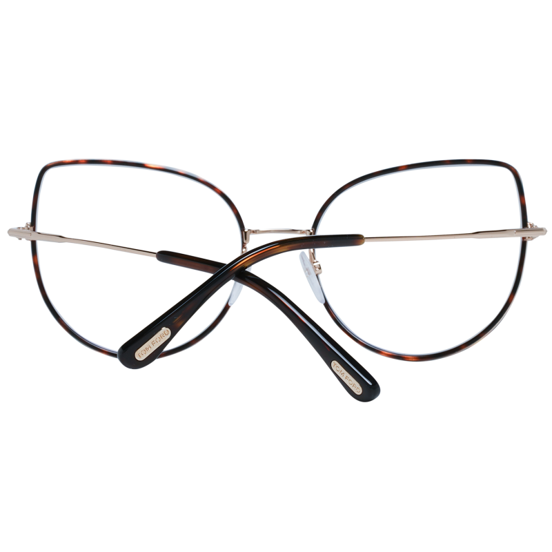 Tom Ford Eyeglasses Tom Ford Glasses Frames FT5614-B 052 55mm Blue Light Blocker Women Brown Cat Eye Eyeglasses Eyewear UK USA Australia 