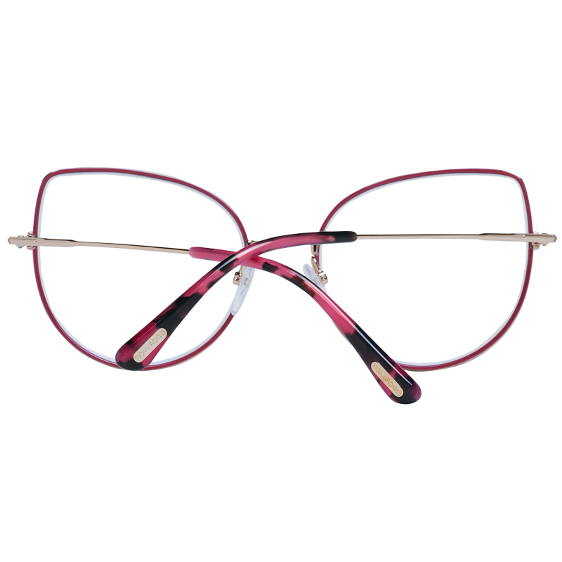 Tom Ford Eyeglasses Tom Ford Glasses Frames FT5614-B 075 55mm Blue Light Blocker Women Purple Cat Eye Eyeglasses Eyewear UK USA Australia 