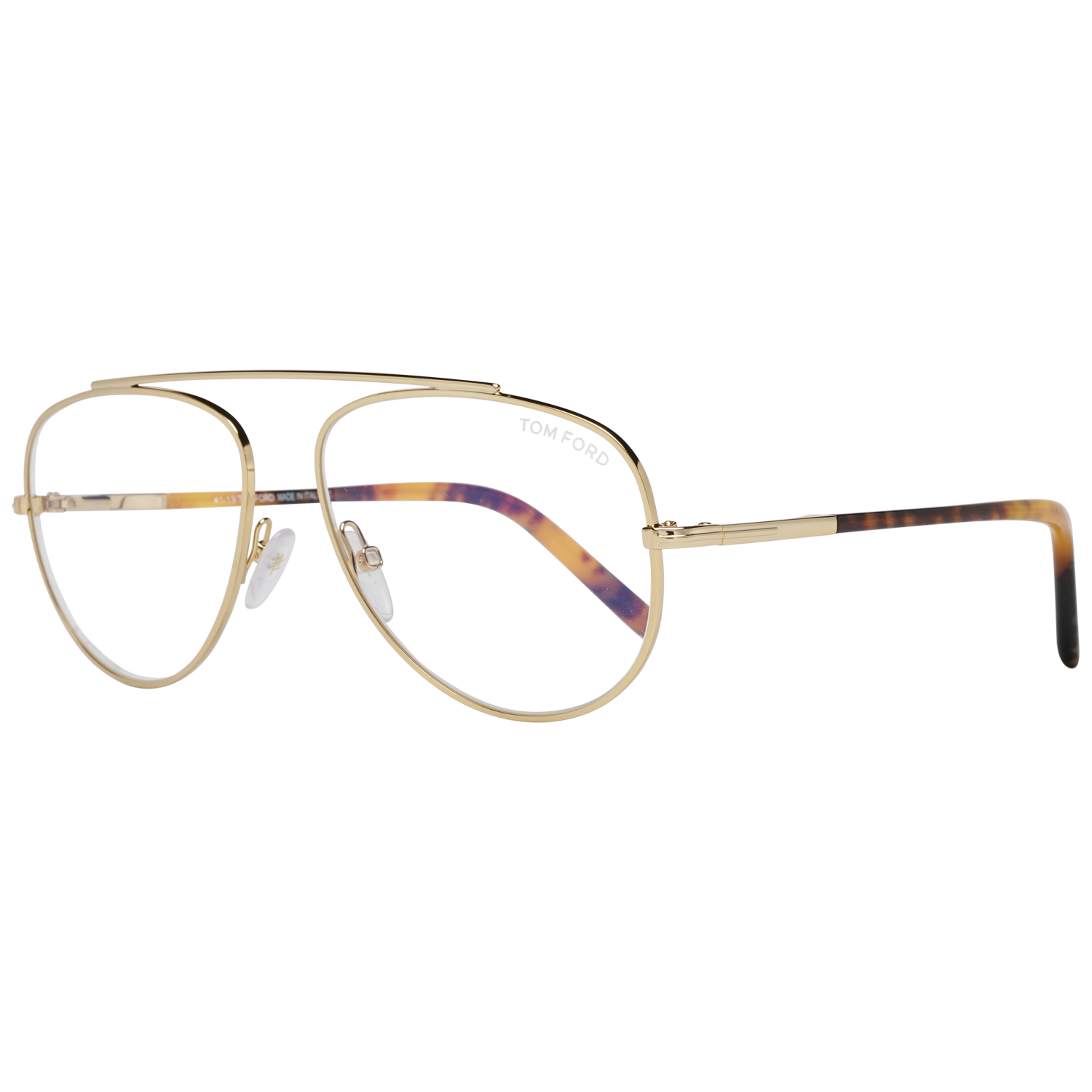 Tom Ford Eyeglasses Tom Ford Glasses Frames FT5622-B 030 57mm Blue Light Blocker - Men Gold Pilot-Aviator Eyeglasses Eyewear UK USA Australia 