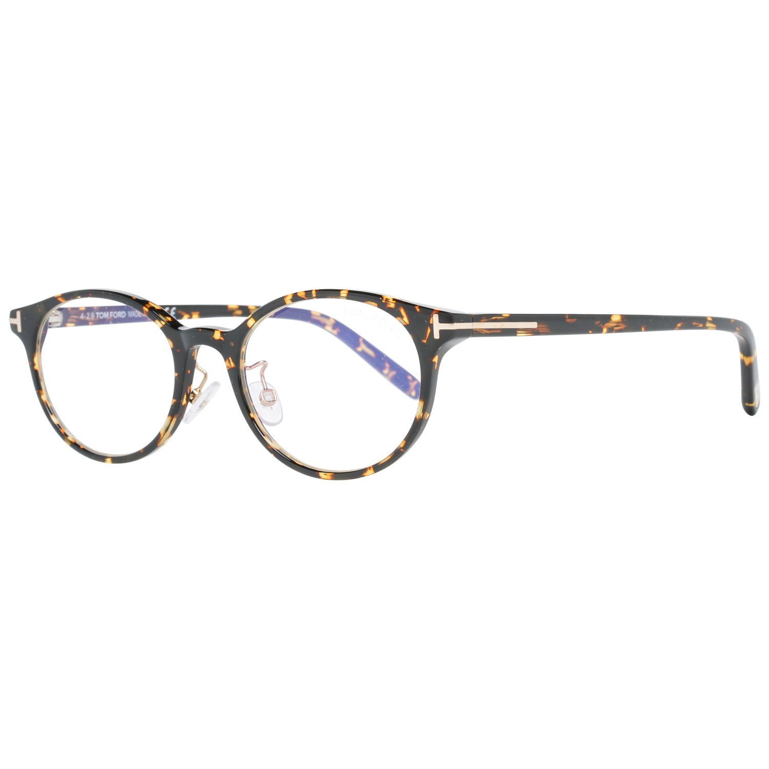 Tom Ford Eyeglasses Tom Ford Glasses Frames FT5662-B 056 56mm Blue Light Blocker Men Brown Tortoise Square Full Rim Eyeglasses Eyewear UK USA Australia 