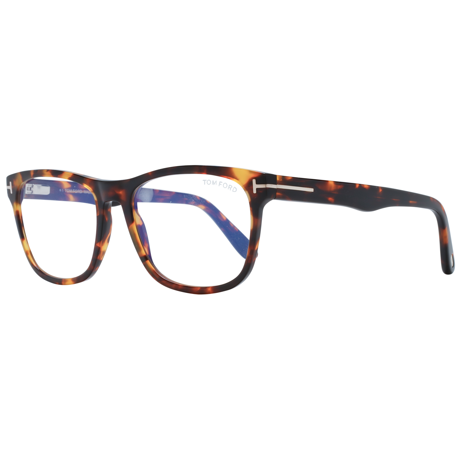 Tom Ford Eyeglasses Tom Ford Glasses Frames FT5662-B 056 56mm Blue Light Blocker Men Brown Tortoise Square Full Rim Eyeglasses Eyewear designer