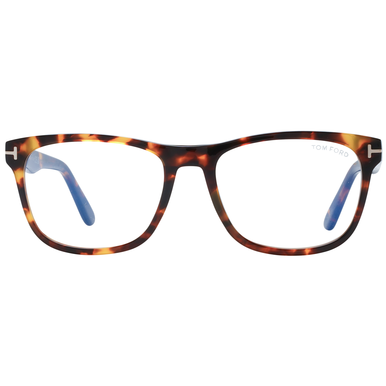 Tom Ford Eyeglasses Tom Ford Glasses Frames FT5662-B 056 56mm Blue Light Blocker Men Brown Tortoise Square Full Rim Eyeglasses Eyewear designer