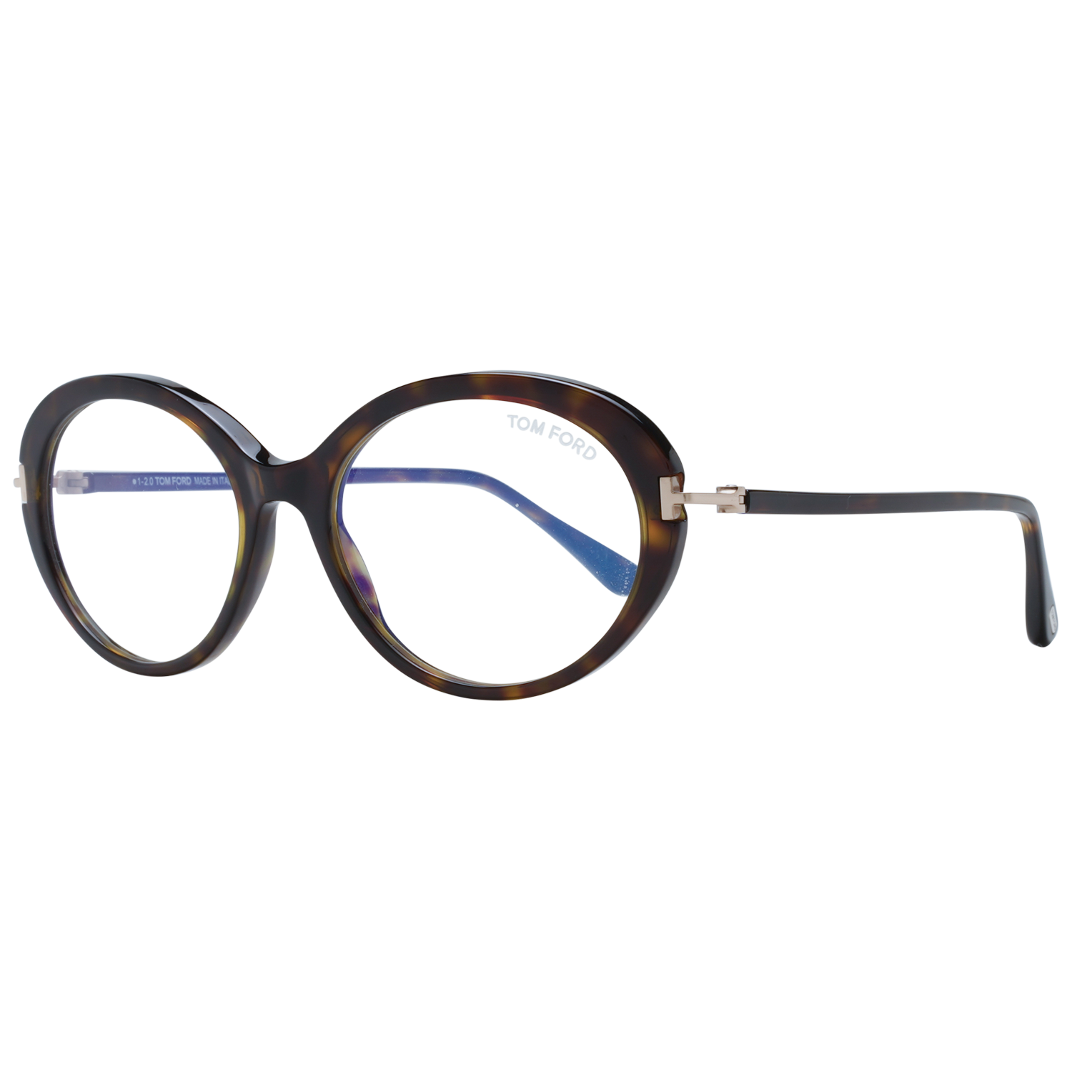 Tom Ford Eyeglasses Tom Ford Glasses Frames FT5675-B 052 54mm Blue Light Blocker - Women Brown Tortoise Oval Eyeglasses Eyewear UK USA Australia 