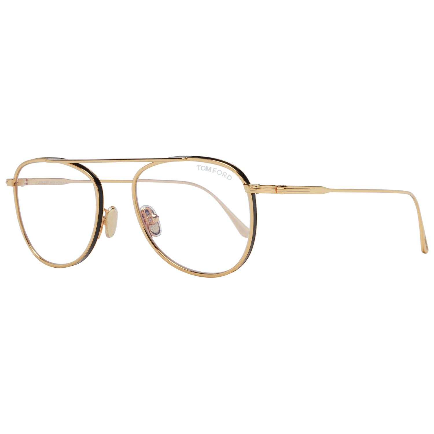 Tom Ford Eyeglasses Tom Ford Glasses Frames FT5691-B 030 50mm Blue Light Blocker Men Gold Pilot-Aviator Eyeglasses Eyewear UK USA Australia 